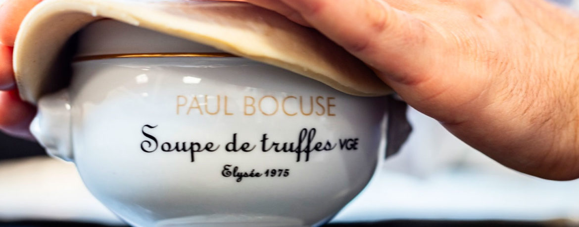 Eating at Paul Bocuse, one of the best restaurant in Lyon